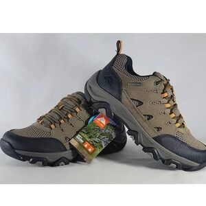 * Brand New Ozark Trail Men's Low Hikers - Waterproof, Taupe/Gray, Size 7